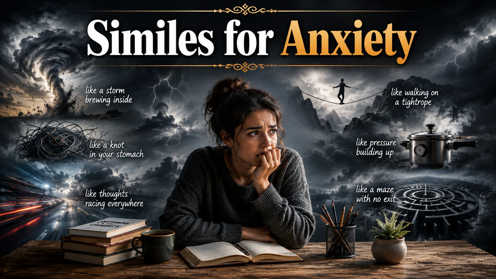 Similes for Anxiety (With Examples)