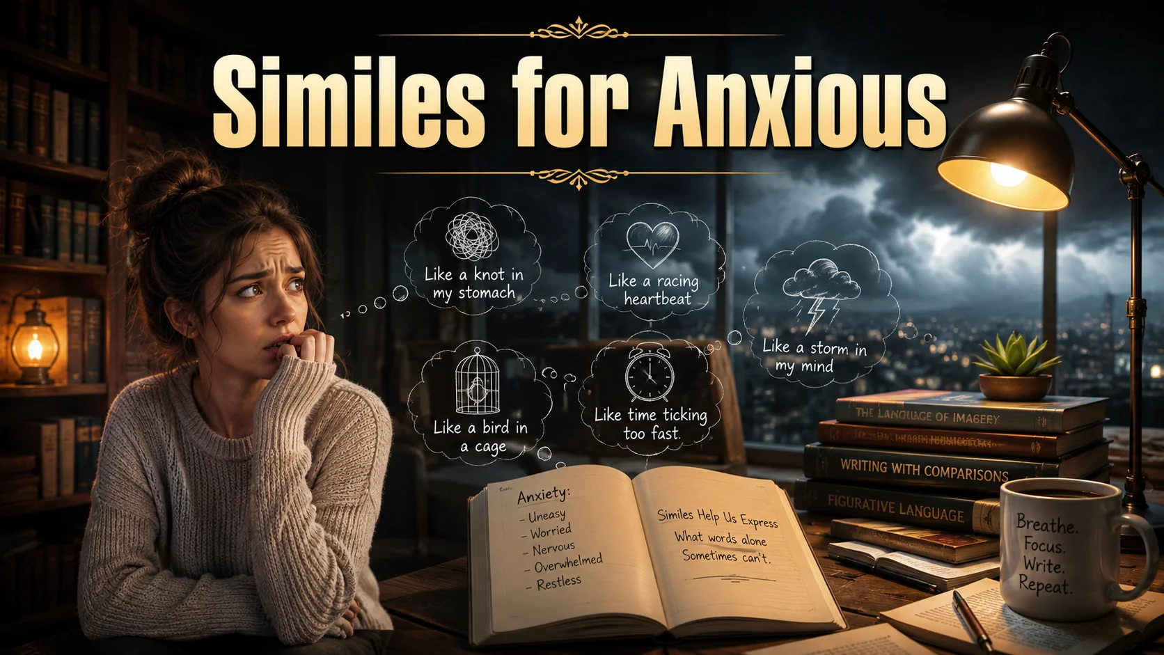 Similes for Anxious (With Examples)