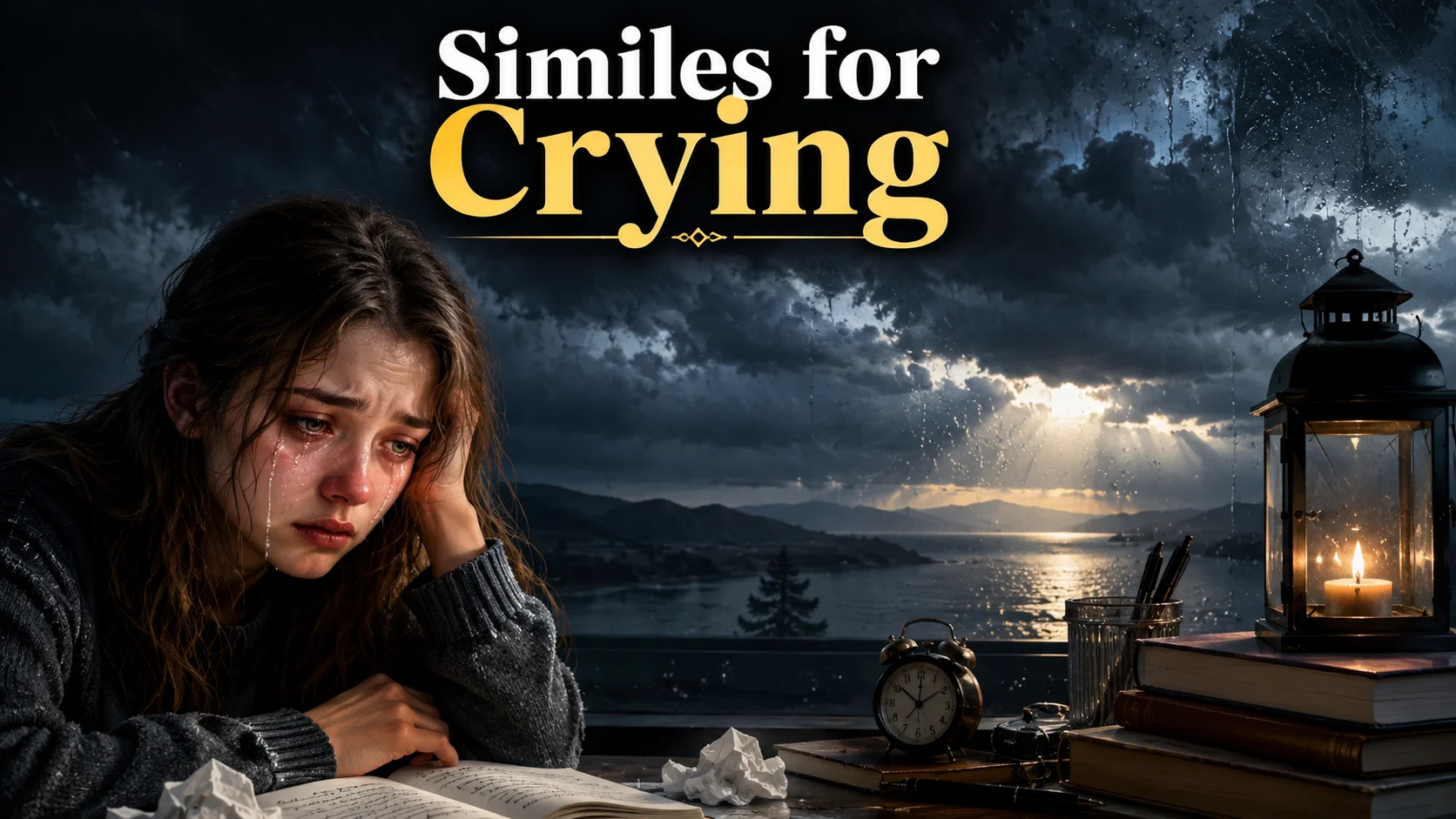 Similes for Crying (With Examples)